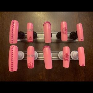 Baddie in Pink Press on nails